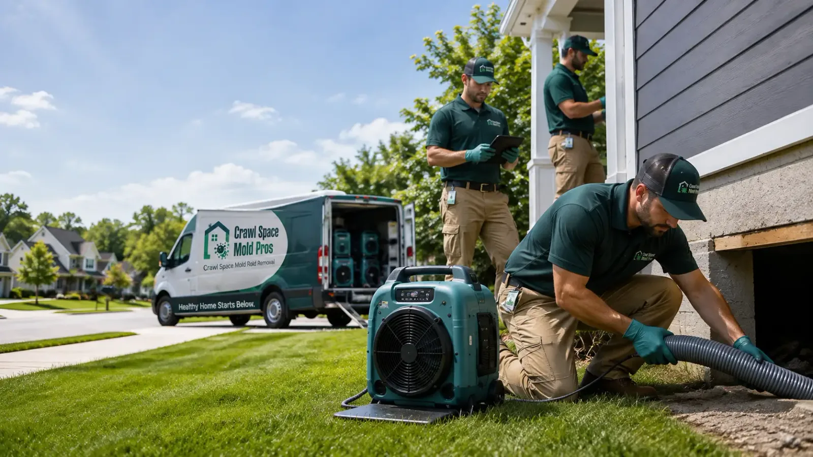 Crawl Space Mold Removal in Buffalo, IL